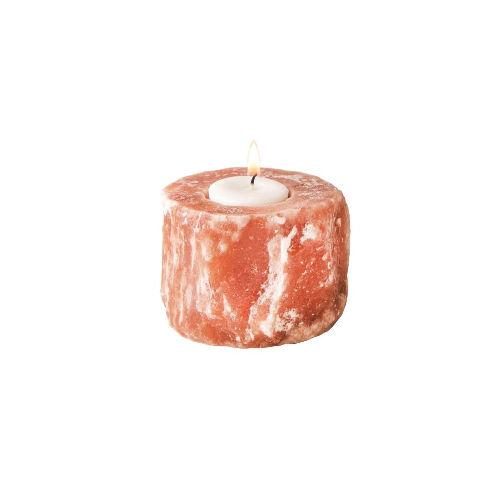 Natural Rock Candle Holder
