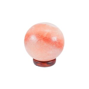 Globe Shape Lamp Pink Salt