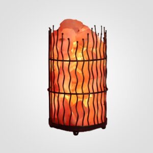 Curly Iron Rod Basket Himalayan Salt