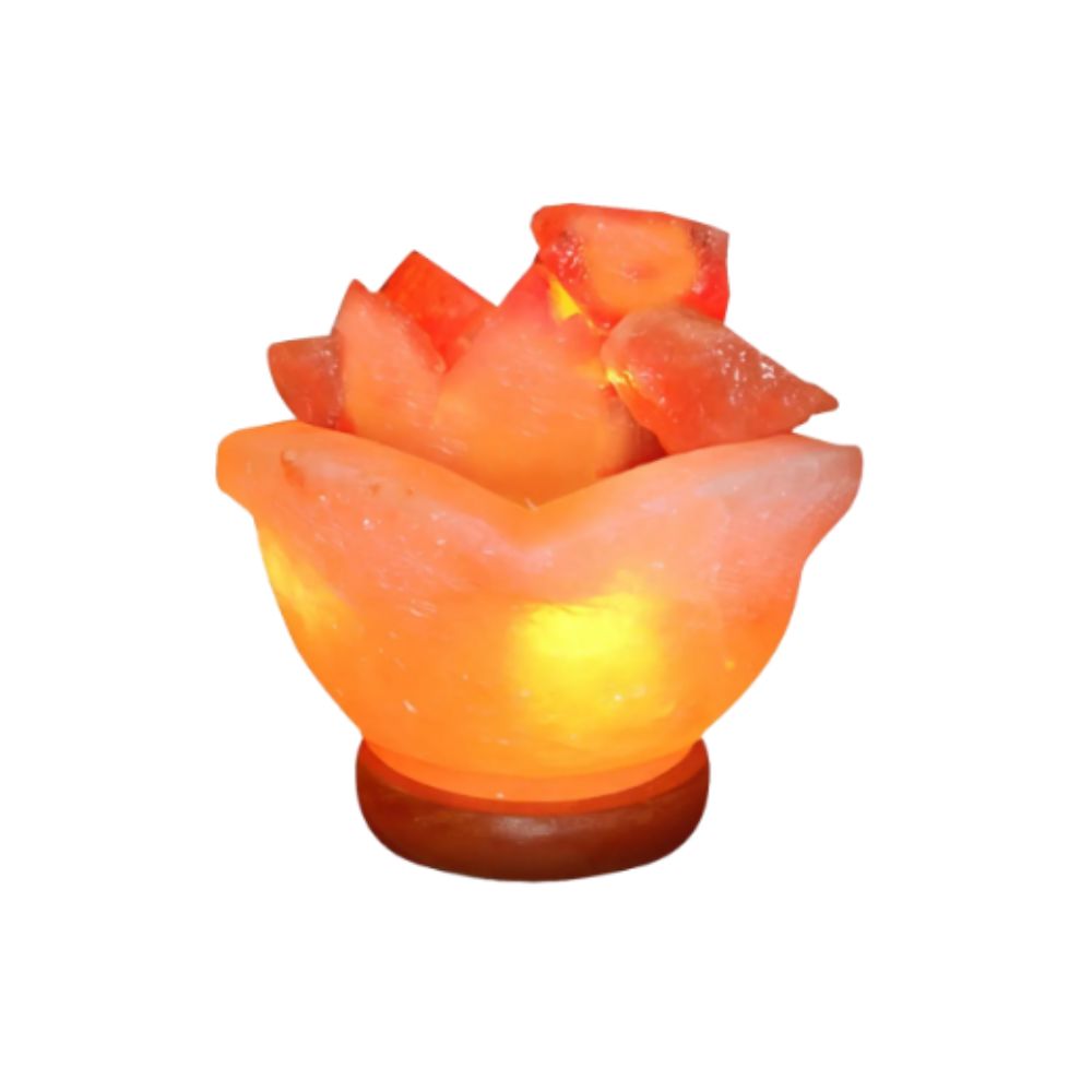 Flowershape Firebowl Himalayan Salt Craft