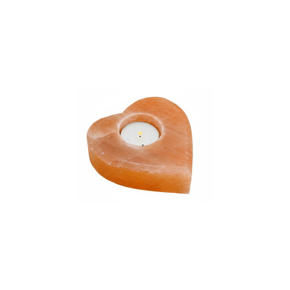 Heart Shape Tealight Candle of Pink Salt