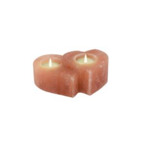 Double Heart Shaped Himalayan Salt