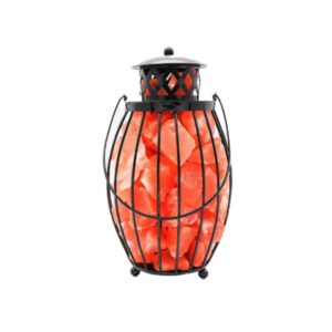 Lantern Shape Iron Basket Himalayan Salt
